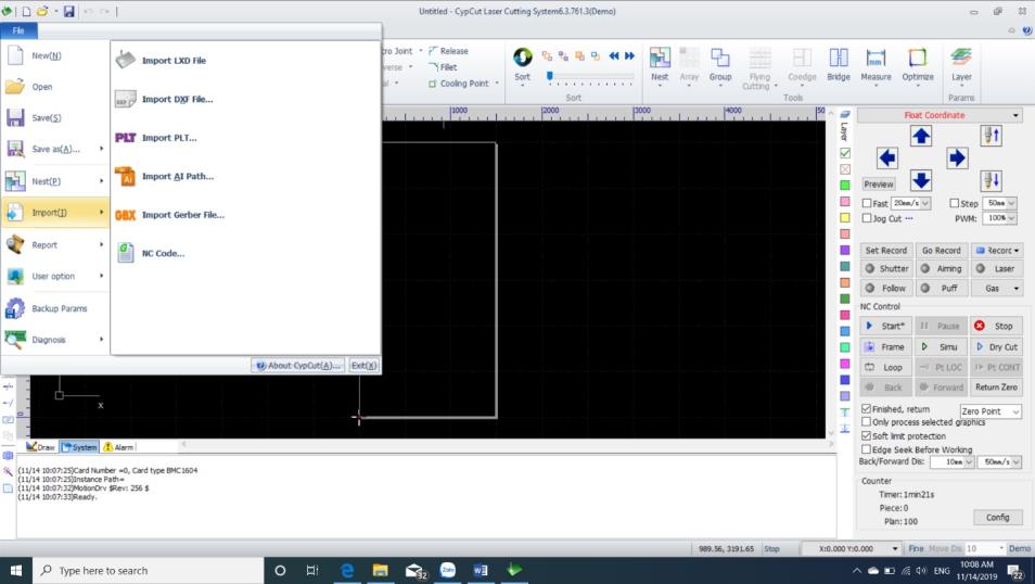 Hướng dẫn sử dụng phần mềm cắt laser CypCut
