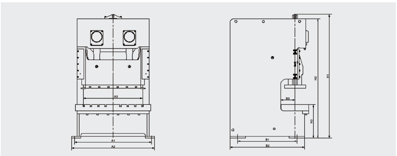 Máy dập inox tấm J25: Dập lỗ, dập khuôn inox