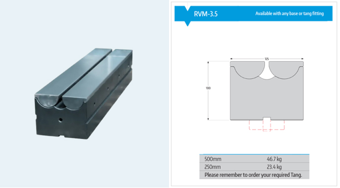 Giải pháp chấn không vết chấn (cối Rolla-V Tooling)