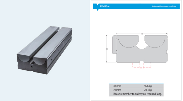 Giải pháp chấn không vết chấn (cối Rolla-V Tooling)