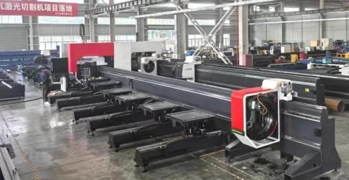 Máy cắt ống laser 3D tự động (Cắt thép hình)
