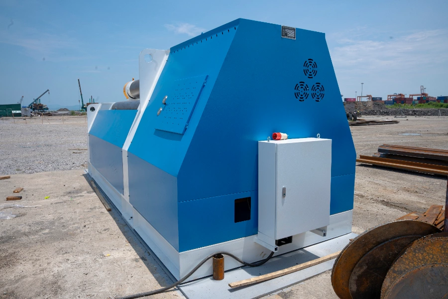 Máy lốc tôn 4 trục thủy lực W12 - Máy uốn tôn CNC