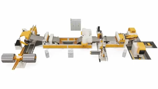 Dây Chuyền Máy Xẻ Tôn Cuộn Tự Động