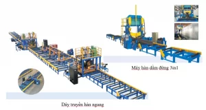 Dây chuyền sản xuất kết cấu thép