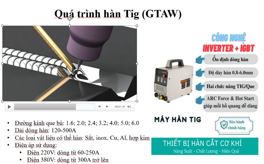 Hàn TIG là gì? Ưu điểm của phương pháp hàn TIG