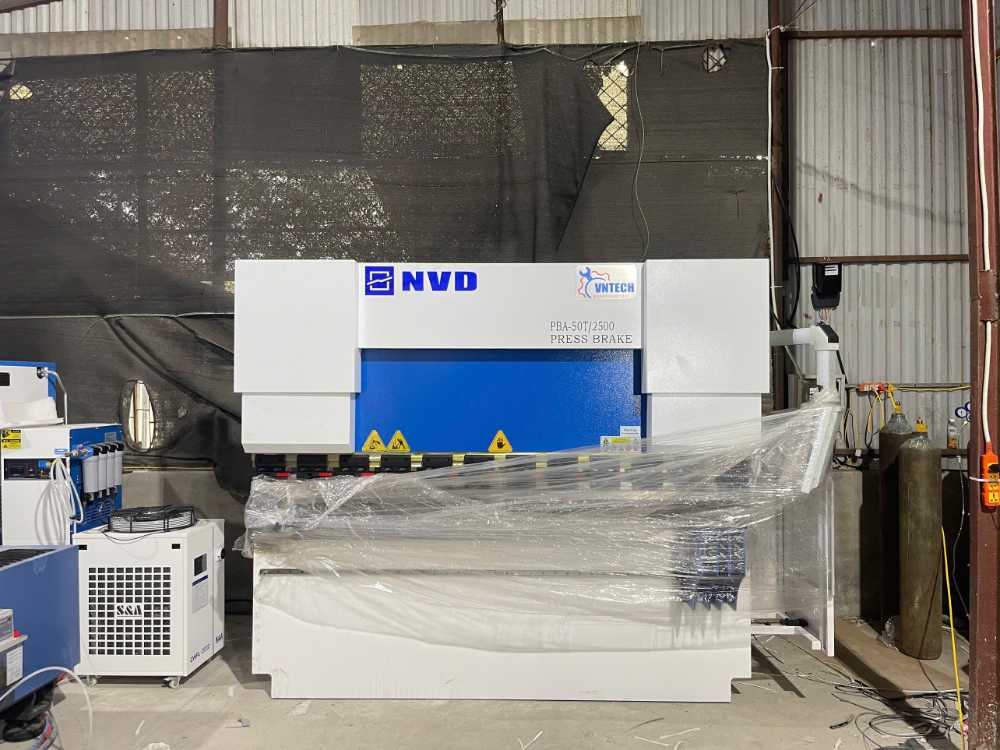 Bàn giao máy chấn tại Lĩnh Nam, Hà Nội - Máy chấn NVD