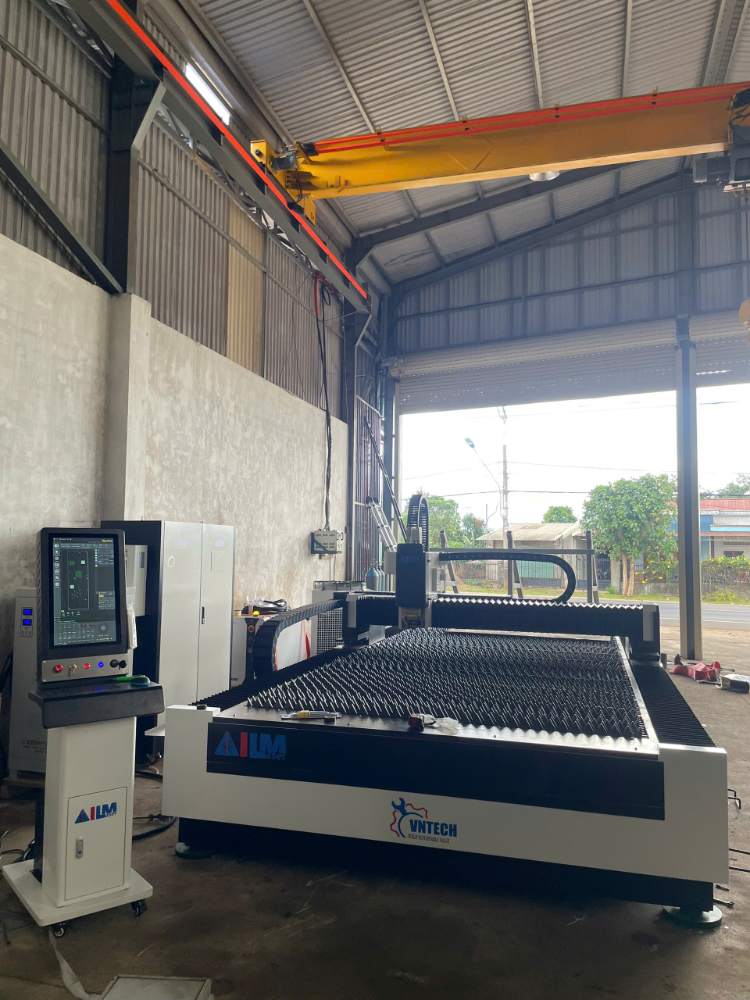 Bàn Giao Máy Cắt Laser Fiber Tại Gia Lai (Model 6020 – 12kW)
