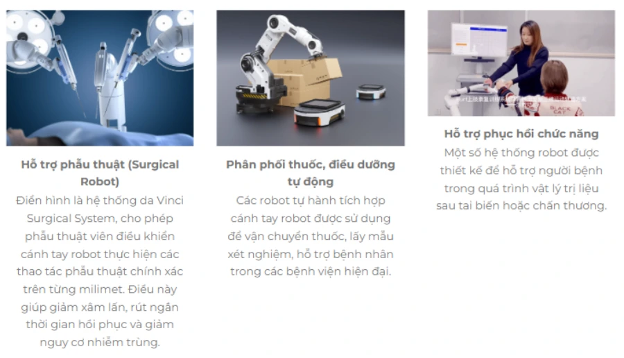Ứng dụng Cánh Tay Robot - Cánh tay máy trong công nghiệp