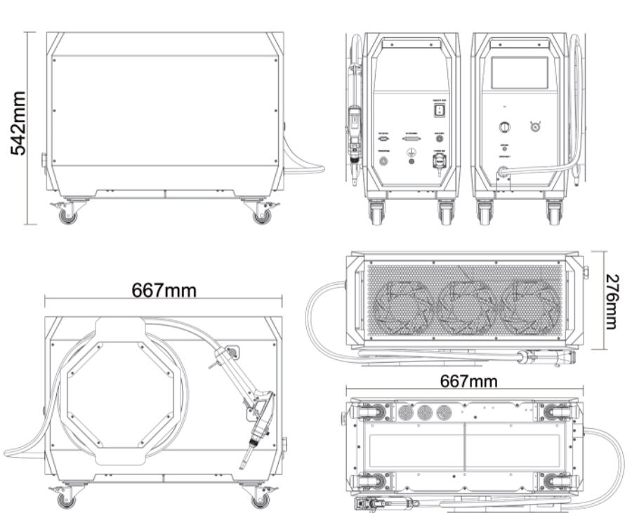 Máy Hàn Laser Mini Cầm Tay Giá Rẻ HRLASER