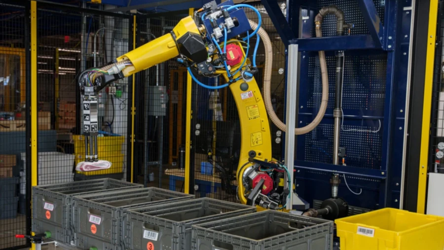 Cánh tay robot phân loại sản phẩm