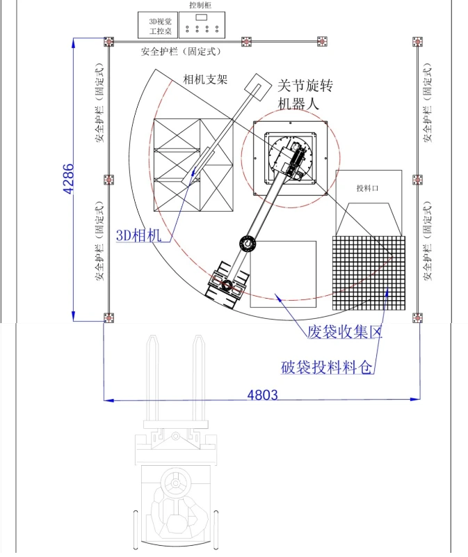 Giải pháp robot gắp bao của VNTECH