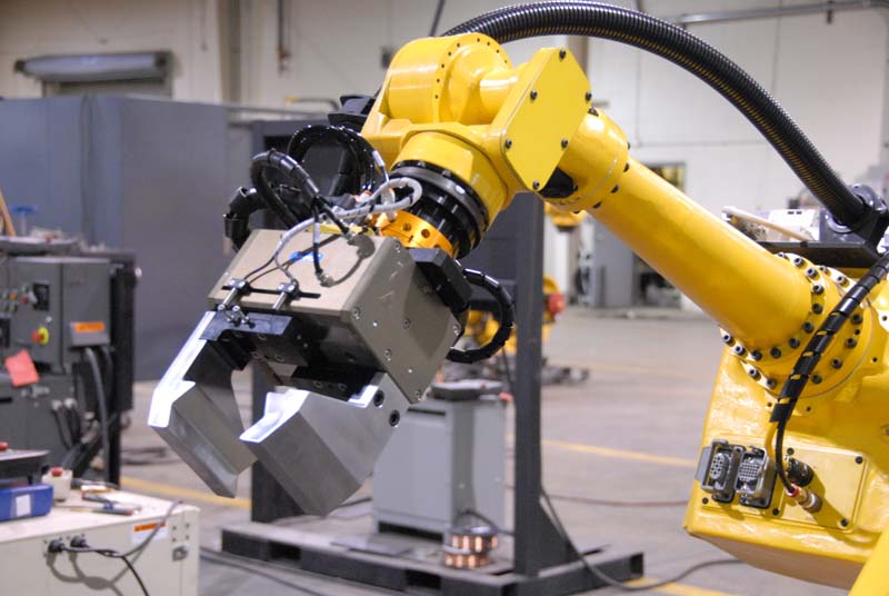 Tay gắp robot máy ép nhựa