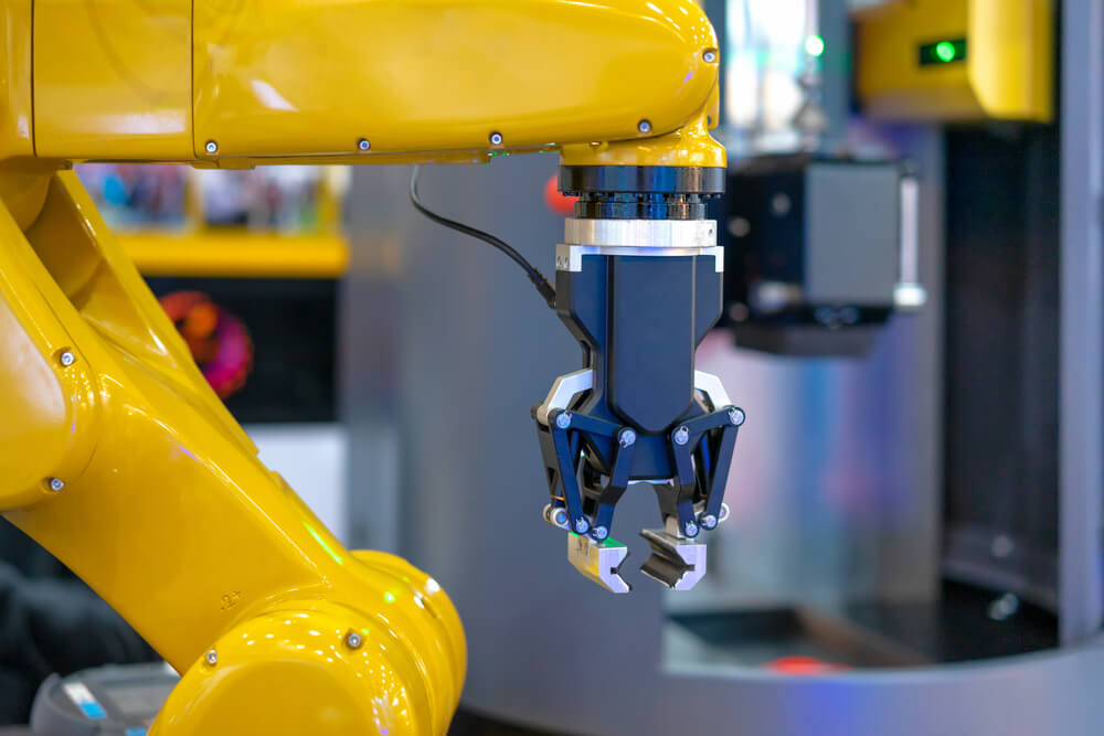 Tay gắp robot máy ép nhựa