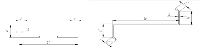 Bản vẽ biên dạng máy cán xà gồ CZ tự động