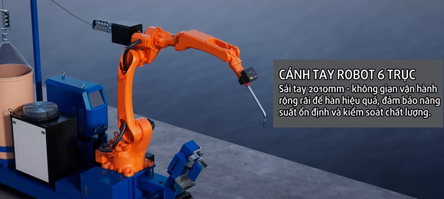 Máy Hàn Robot Kết Cấu Thép LDR7 (7 Trục)