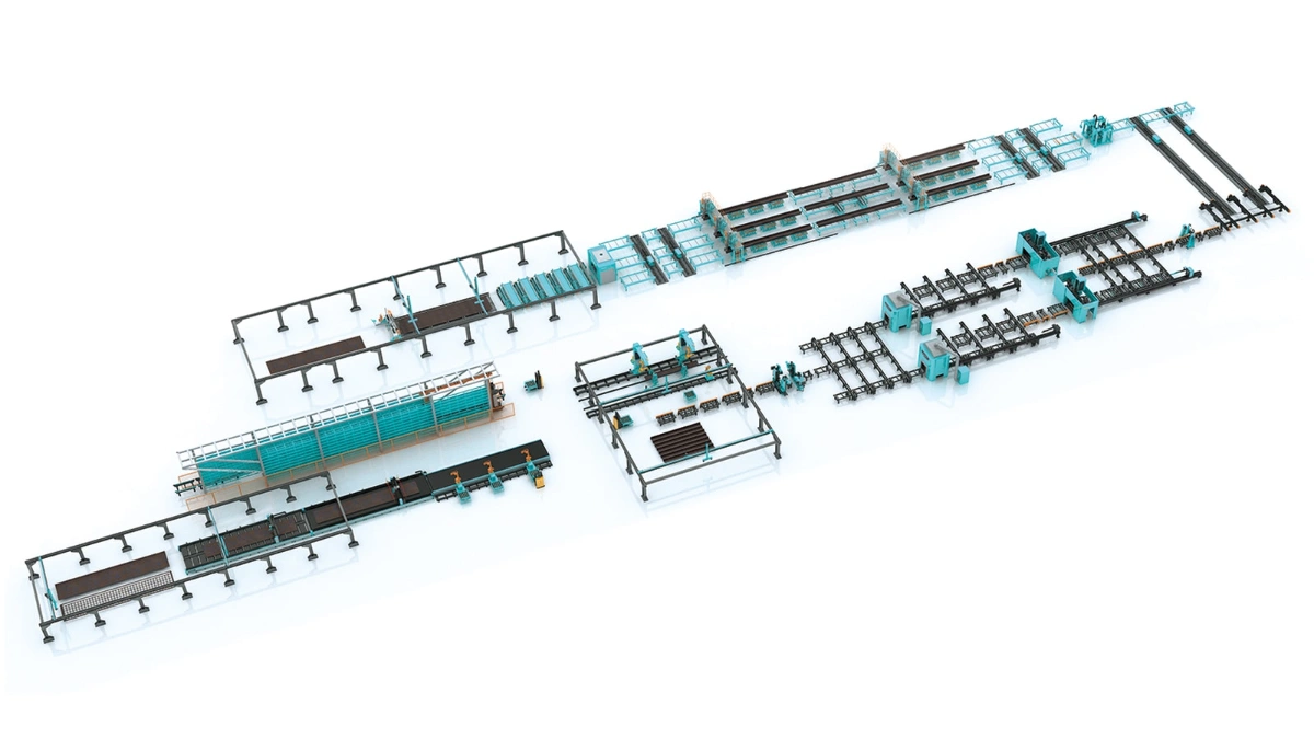Layout dây chuyền kết cấu thép tối ưu nhất