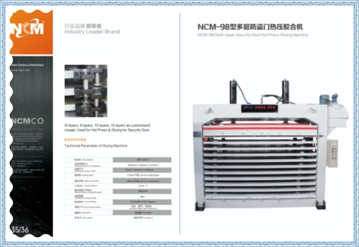 Máy ép nhiệt công nghiệp NCM98 (Máy ép nóng)