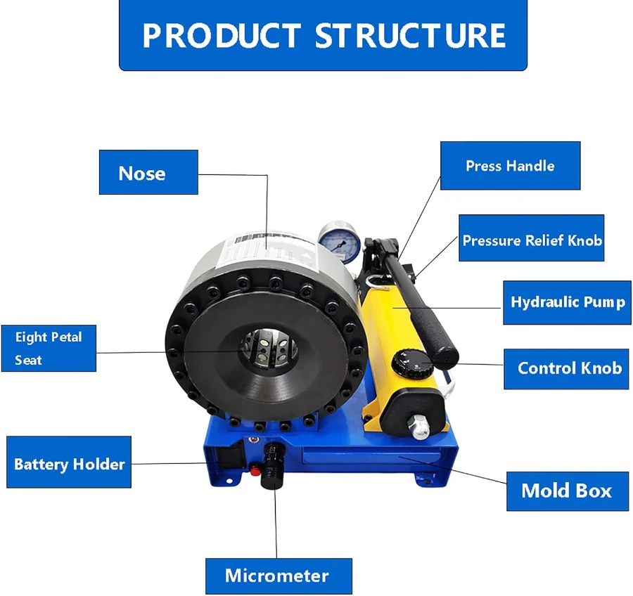 Máy ép tuy ô thủy lực (Máy ép ống tuy ô thủy lực)