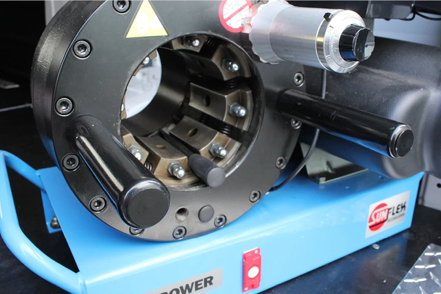 Máy ép tuy ô thủy lực (Máy ép ống tuy ô thủy lực)