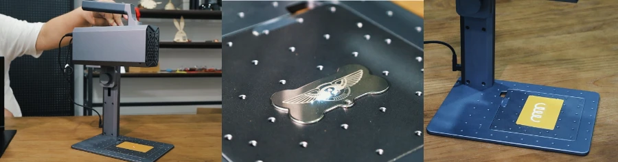 Máy Khắc Laser Mini Cầm Tay 20W Siêu Tốc