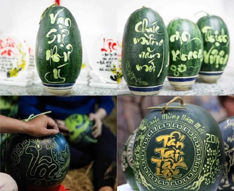 Máy Khắc Dưa Hấu Bằng Công Nghệ Laser CO2 (Máy khắc hoa quả)