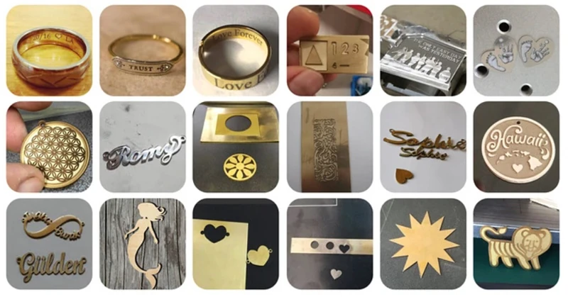 Máy khắc laser vàng bạc trang sức