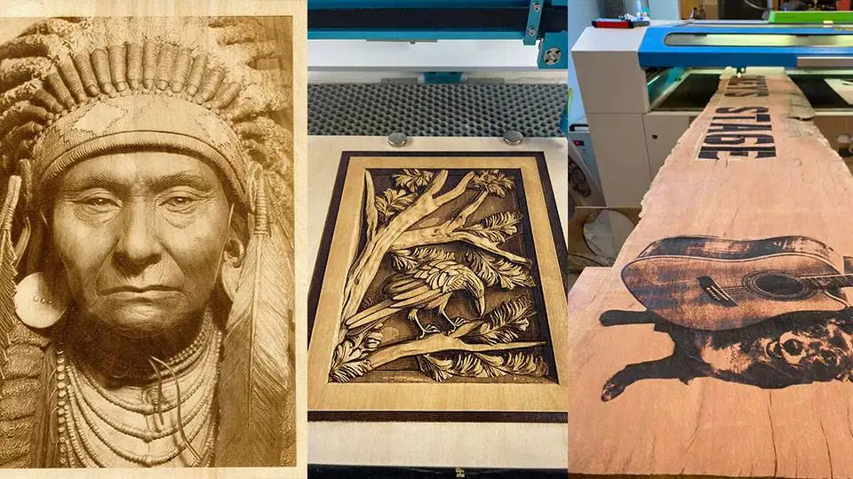 Máy Khắc Laser Gỗ