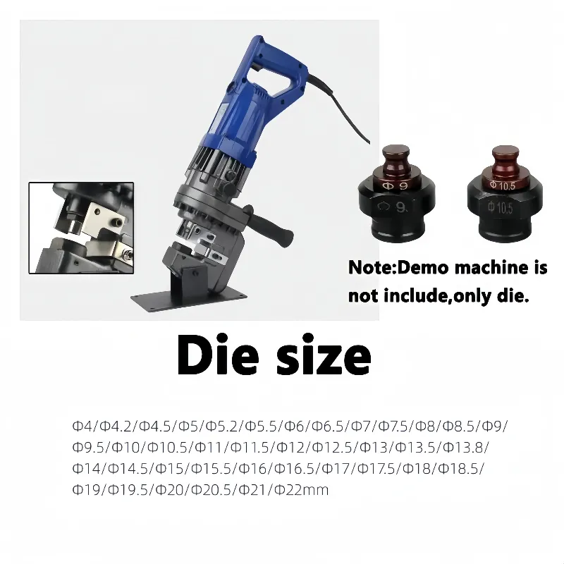 Đầu đột lỗ thủy lực cho máy cầm tay