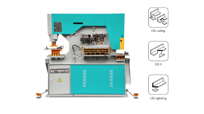 Máy cắt đột 5 chức năng liên hợp
