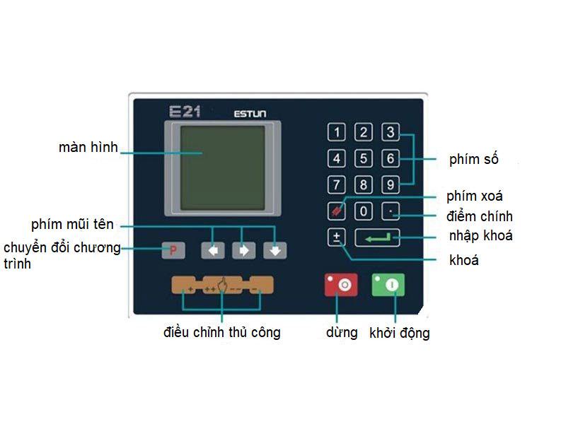 Bộ điều khiển CNC 2 trục Estun E21