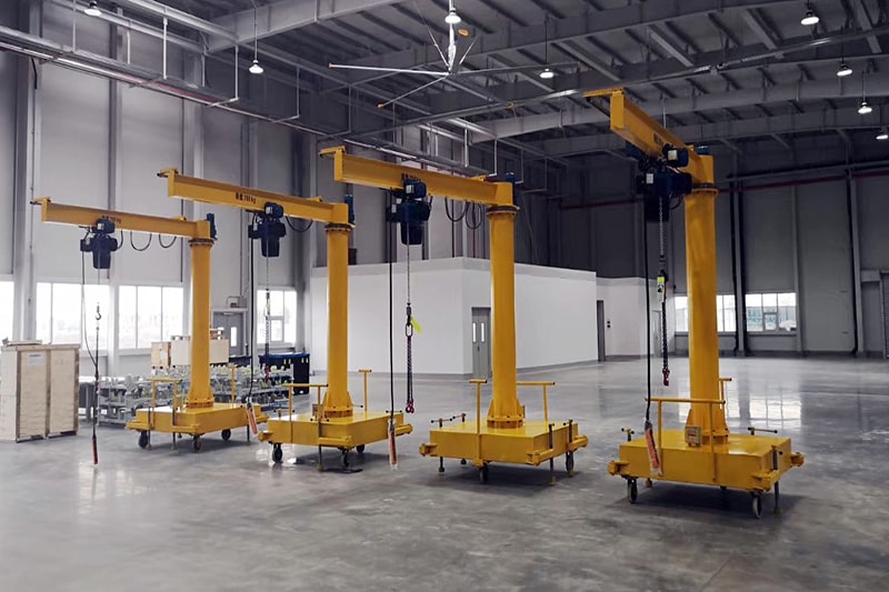 ần trục xoay di động (Portable/Mobile Jib Crane)