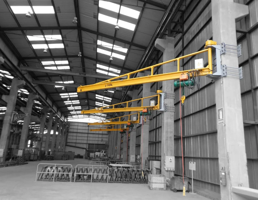 Cần trục xoay áp tường (Wall Mounted Jib Crane)