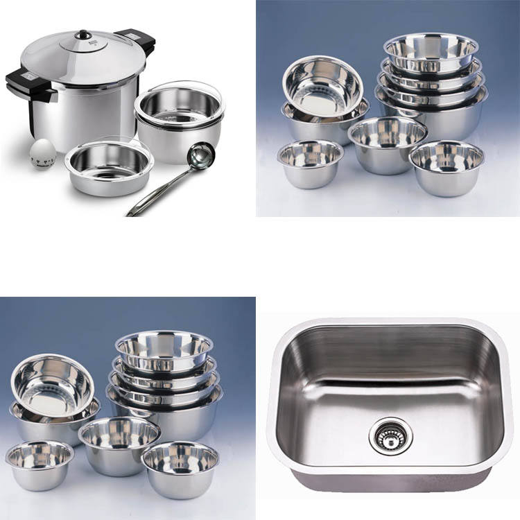 Máy dập chậu rửa inox & Giải pháp cấp phôi tự động