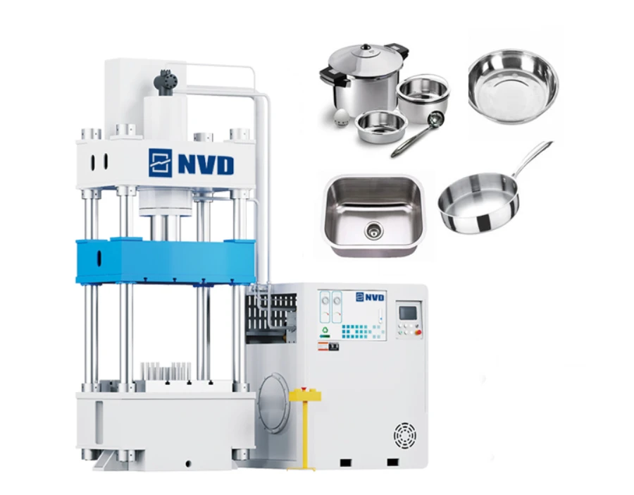 Máy dập chậu rửa inox & Giải pháp cấp phôi tự động