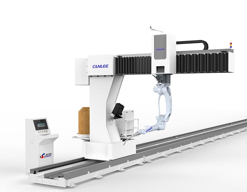 Trạm Robot hàn 8 trục