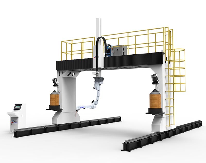 Trạm Robot hàn 9 trục