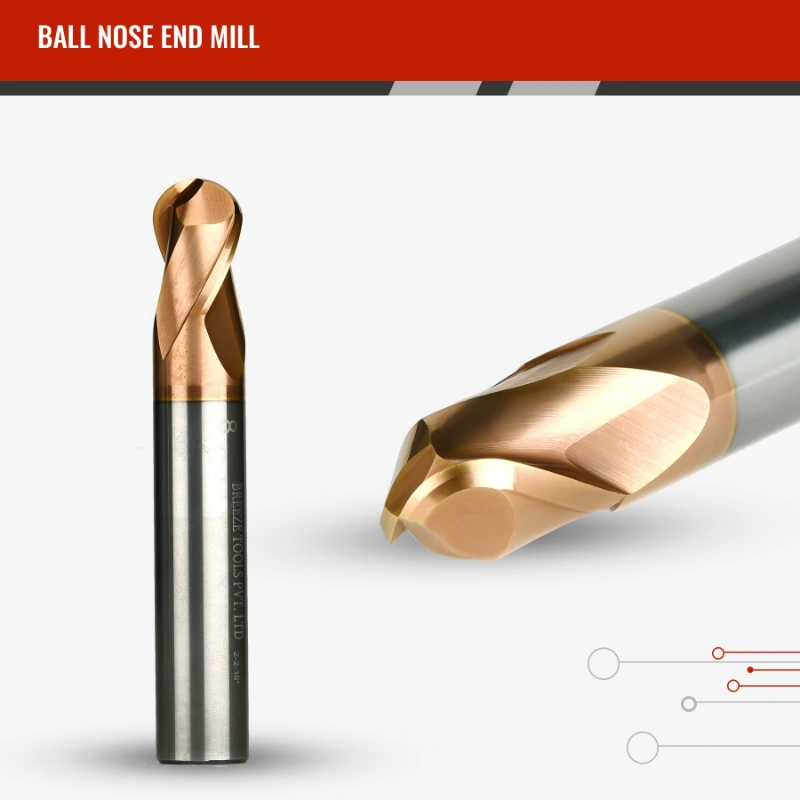 Mũi cắt CNC đầu cầu (Ball Nose End Mill)
