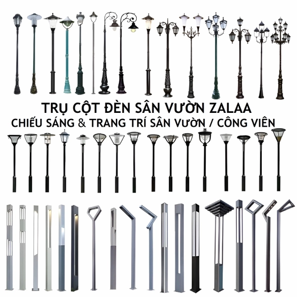 Gia công đèn trang trí cảnh quan sân vườn