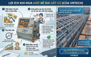 Kinh nghiệm mua máy bẻ đai sắt cũ không bị "hớ"