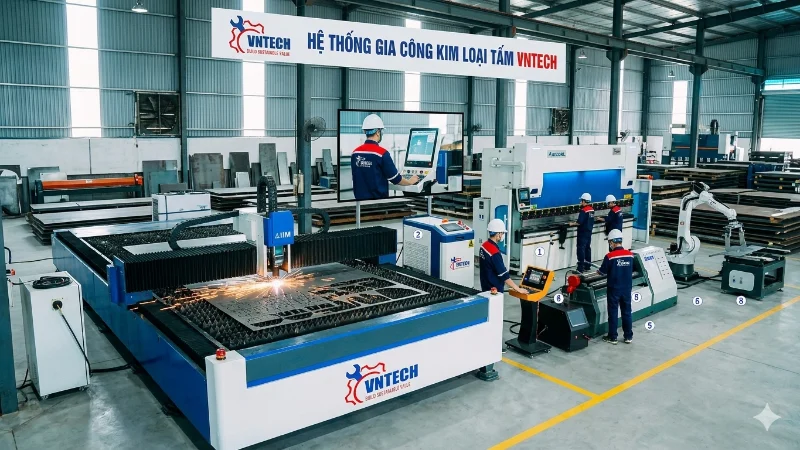 Máy Gia Công Kim Loại tấm