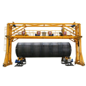 Dây chuyển sản xuất bồn chứa xăng dầu hạng nặng