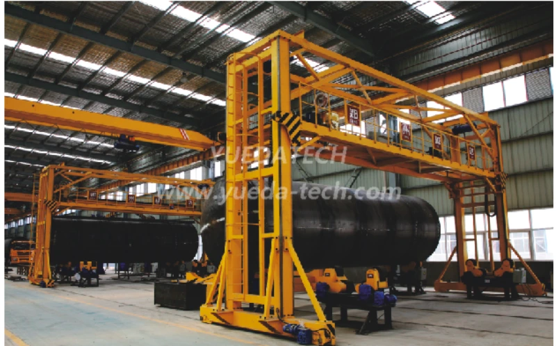 Dây chuyển sản xuất bồn chứa xăng dầu hạng nặng