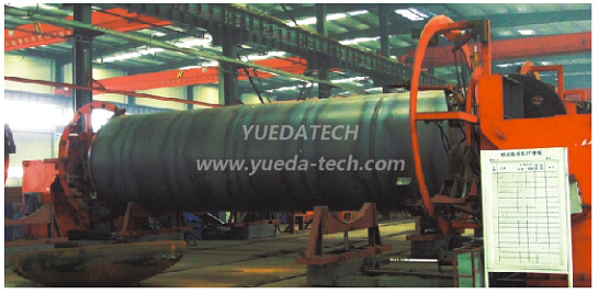 Dây chuyển sản xuất bồn chứa xăng dầu hạng nặng
