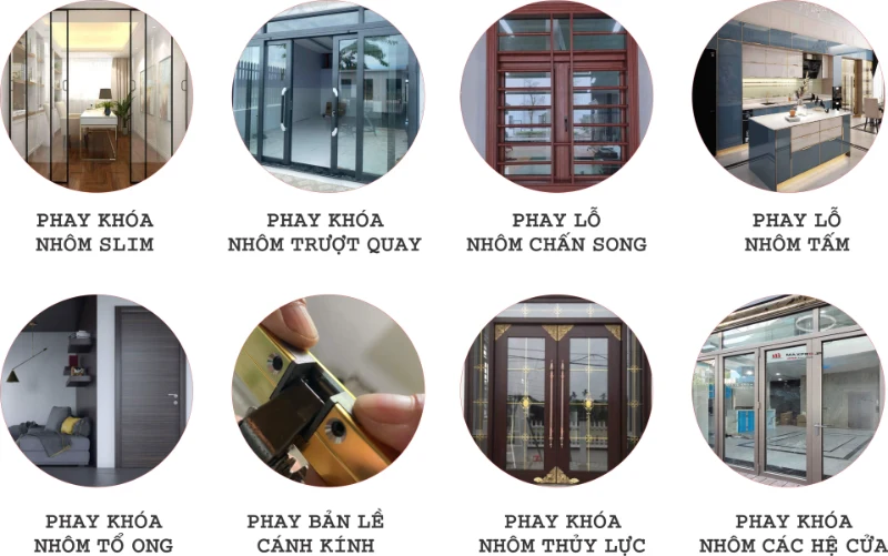 Máy phay khóa cửa nhôm CNC