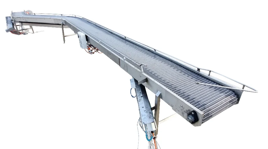 Băng tải chữ S phụ trợ cho trạm robot