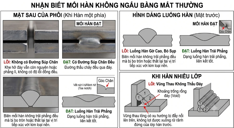 Mối Hàn Không Ngấu: Nguyên Nhân & Cách Xử Lý Từ Kỹ Sư VNTECH