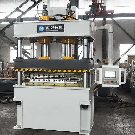 may-ep-4-tru-co-ban-nhiet-3 Máy Ép 4 Trụ 100 Tấn Có Bàn Nhiệt YQ32-100T