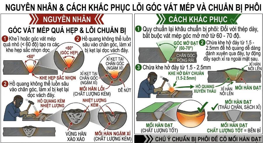 Mối Hàn Ngậm Xỉ: Nguyên Nhân, Cách Khắc Phục