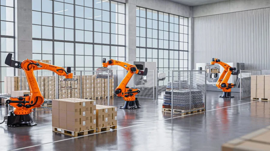 Robot Xếp Hàng Lên Pallet Tự Động