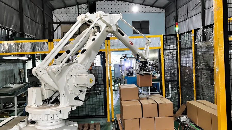 Robot Xếp Hàng Lên Pallet Tự Động
